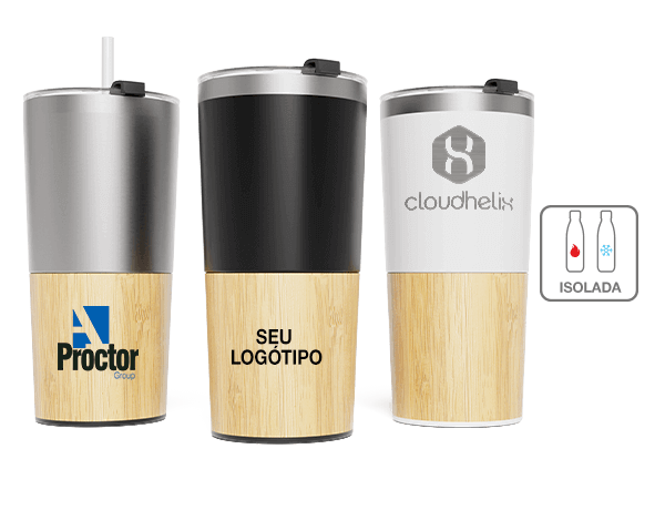 Metro Bamboo - Caneca de Viagem Personalizada Metro Bamboo - Caneca de Viagem Personalizada