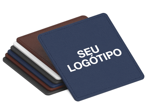 Verde - Bases para copos promocionais com logo