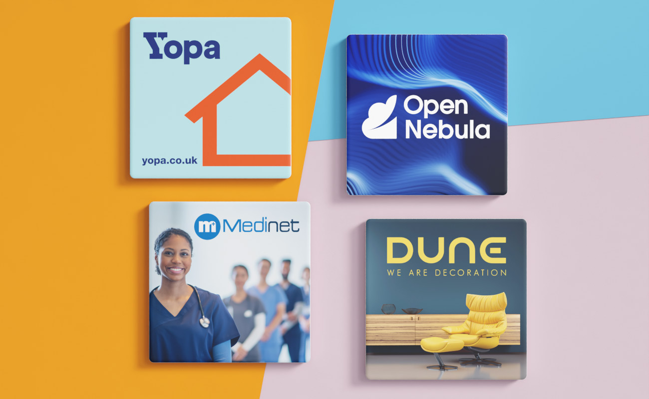Form - Bases para copos com logótipo