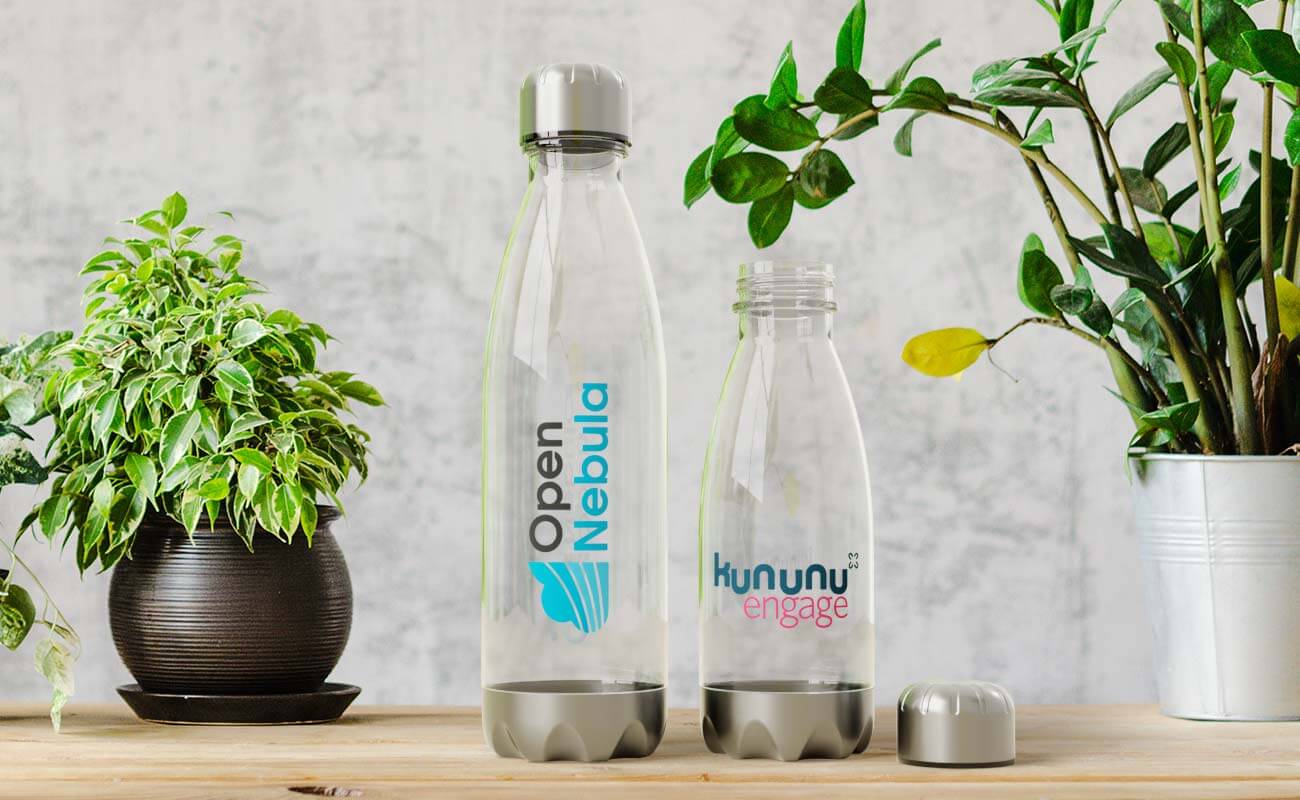 Nova Clear - Garrafas de água personalizáveis  