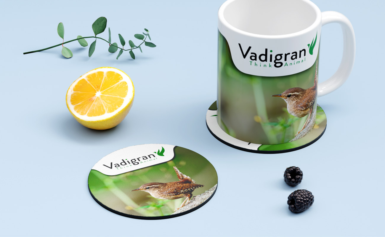 Surf - Bases para copos promocionais com logo